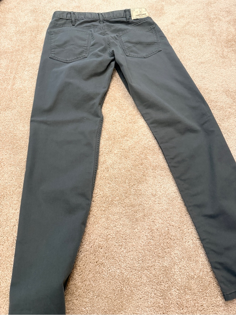 Patagonia Men’s Slim Jeans — Dark Charcoal